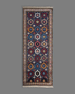 Fine Rare Kazakh Pure Wool Extra Large Gallery Rug