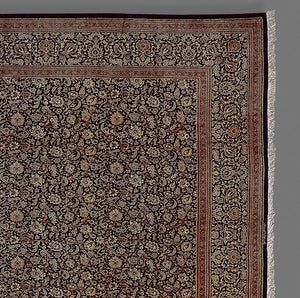 One Thousand Leaves Qum Carpet Large Gallery Fine Pure Silk