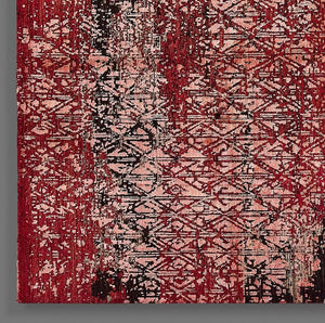 Red Lace Rug