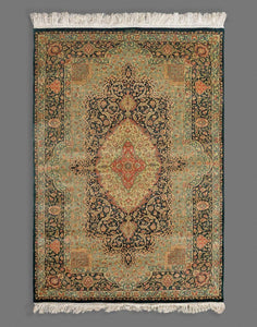 Fine Persian Qum Pure Silk Carpet