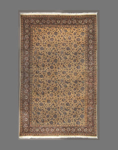 Fine Qum Pure Silk Extra Large Monumental Gallery Carpet