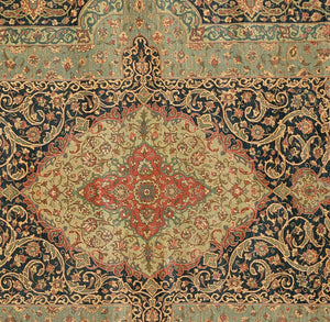 Fine Persian Qum Pure Silk Carpet