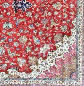 Fine Persian Qum Pure Silk Carpet Extra Large Gallery Carpet